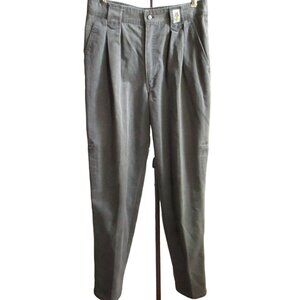 30x32 Vintage Women's Jeans 1980's Preppy Cowgirl Gray Pleated Relaxed Fit Mom